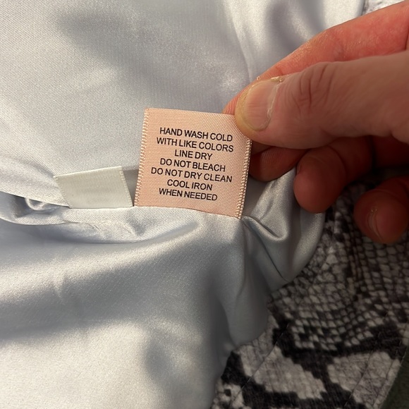 NWT Philosophy Snakeskin Jacket, Blazer, White, Gray, Moto, Faux Leather, Size M - Picture 8 of 10